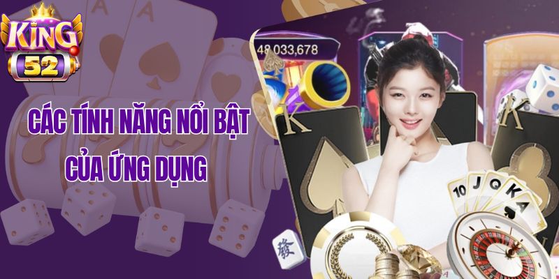 Các tính năng nổi bật của ứng dụng 
